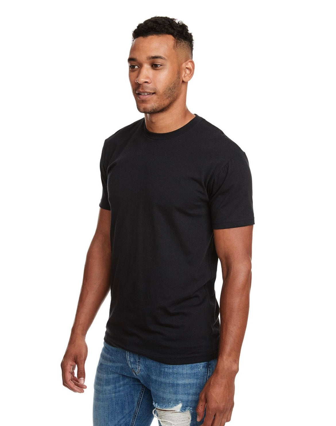 10 Pack Black Premium Crewneck T-shirts