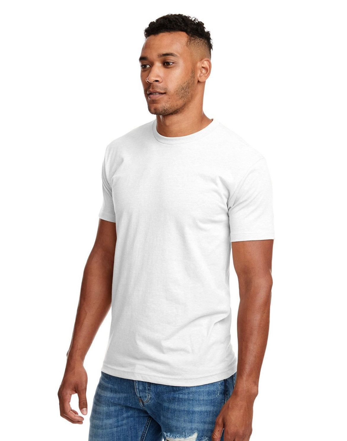 10 Pack White Premium Crewneck T-shirts